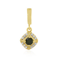 Colgante en plata con Zircón verde Ceylon