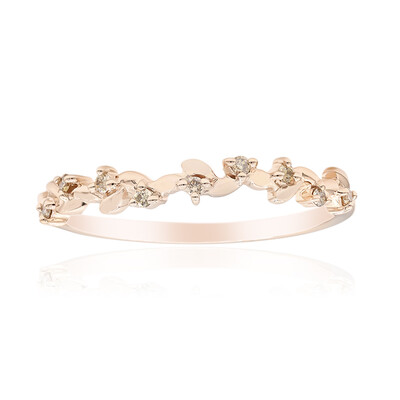 Anillo en oro con Diamante rosa de Francia de Argyle SI1 (Annette)