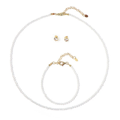 Set en plata con Zircón