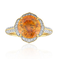 Anillo en oro con Esfalerita