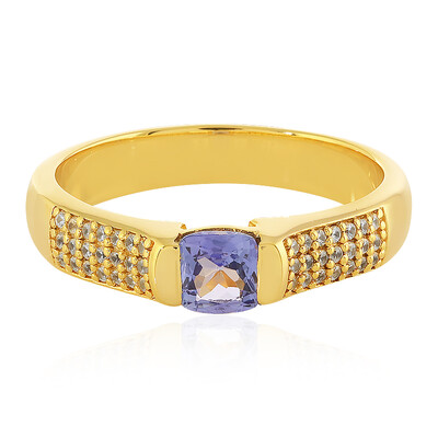 Anillo en plata con Tanzanita