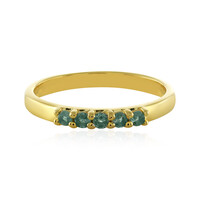 Anillo en plata con Indicolita