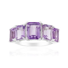 Anillo en plata con Amatista
