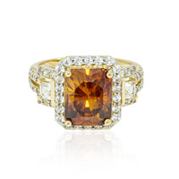 Anillo en oro con Esfalerita