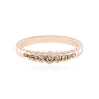 Anillo en plata con Diamante champán I2