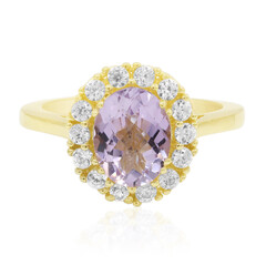 Anillo en plata con Amatista