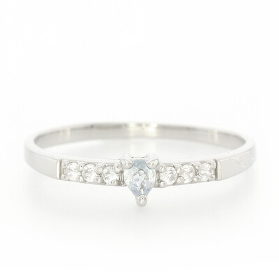 Anillo en plata con Turmalina Paraíba