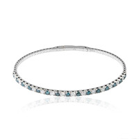 Brazalete en oro con Diamante azul SI2  (CIRARI)