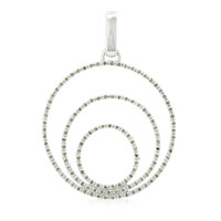 Colgante en plata con Diamante fantasía