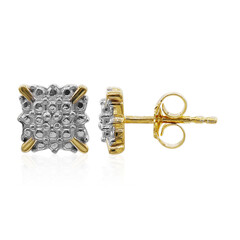 Pendientes en plata con Diamante PK (I)