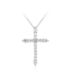 Collar en plata con Topacio blanco