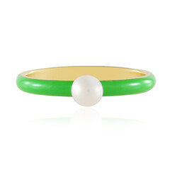 Anillo en plata con Perla blanca Freshwater