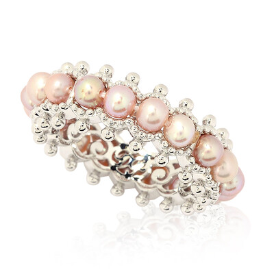 Anillo en plata con Perla Freshwater (Dallas Prince Designs)
