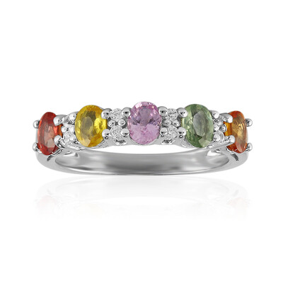 Anillo en plata con Zafiro