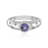 Anillo en oro con Tanzanita