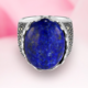 Anillo en plata con Lapislázuli (Annette classic)