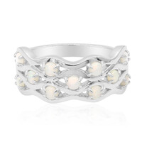 Anillo en plata con Ópalo de Australia