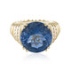 Anillo en oro con Fluorita de color cambiante (de Melo)