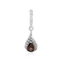 Colgante en plata con Zircón rosado