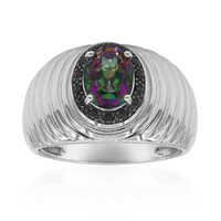 Anillo en plata con Cuarzo místico