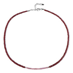 Collar en plata con Rubí de Madagascar