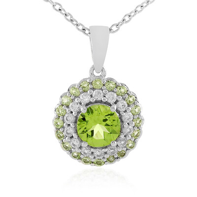 Collar en plata con Peridoto