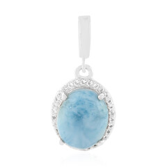 Colgante en plata con Larimar