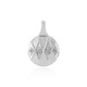 Colgante en plata con Diamante I4 (J)