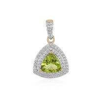 Colgante en oro con Peridoto