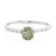 Anillo en plata con Turmalina cuprífera