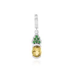 Colgante en plata con Berilo amarillo