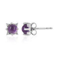 Pendientes en plata con Amatista