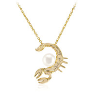 Collar en plata con Perla blanca Freshwater