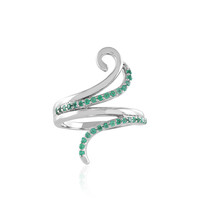Anillo en plata con Ónix verde