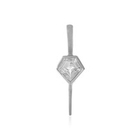 Colgante en plata con Cuarzo blanco