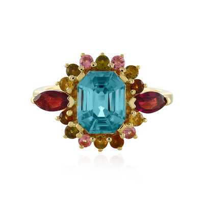 Anillo en plata con Zircón de Ratanak Kirí