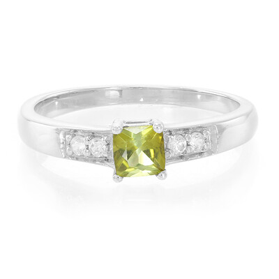 Anillo en plata con Turmalina