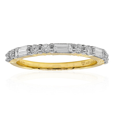 Anillo en oro con Diamante IF (D) (Annette)