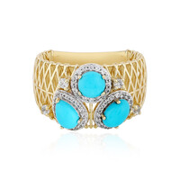 Anillo en oro con Turquesa bella durmiente (Ornaments by de Melo)
