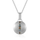 Collar en plata con Diamante champán I2 (KM by Juwelo)