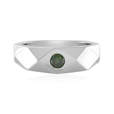 Anillo en oro con Diamante verde I1 (de Melo)