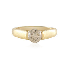 Anillo en oro con Diamante champán I1  (de Melo)