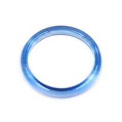 Anillo con Ágata azul