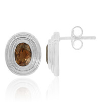 Pendientes en plata con Andalucita