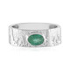 Anillo en plata con Esmeralda de Rusia