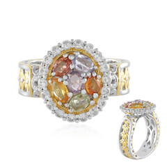 Anillo en plata con Zafiro amarillo (Gems en Vogue)