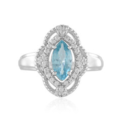 Anillo en plata con Zircón de Ratanak Kirí