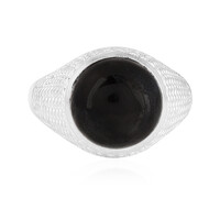 Anillo de hombre en plata con Ónix negro