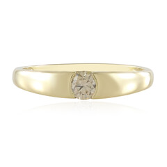 Anillo en oro con Diamante champán VS1