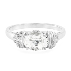 Anillo en plata con Berilo del Himalaya